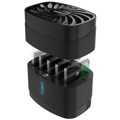 SABRENT 5ベイUSB-Cドッキングステーション、冷却ファン内蔵2.5インチSATA HDDおよびSSD用 (DS-5R15)