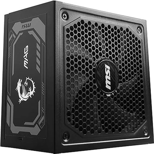 MSI MAG A1250GL PCIE5 PC電源ユニット 1250W ATX3.1/PCIE 5.1対応 80PLUS GOLD認証 フルモジュラー 7年保証 PS1429