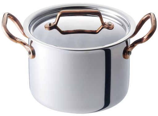 ビタクラフト IH対応 両手鍋 深型 16CM ローズゴールド DEAR 3954