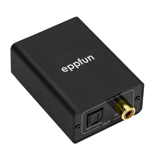 EPPFUN BLUETOOTH 5.4 オーディオレシーバー LE AUDIO/LDAC/LHDC/APTX-LOSSLESS ADAPTIVE対応 192K/24BIT ブルートゥース 受信機 光デジタル/同軸 対応