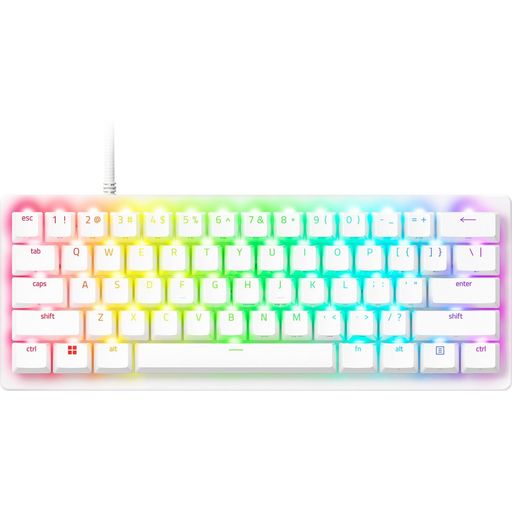 ラピッドトリガー 搭載 RAZER レイザー HUNTSMAN V3 PRO MINI JP (WHITE EDITION) ラピッドトリガーと調整可能なアクチュエーション搭載のアナログ ゲーミングキーボード アナログオプティカルスイッ…