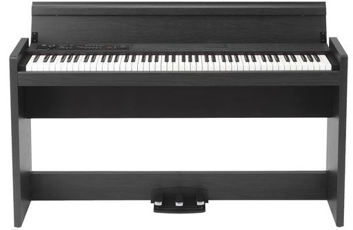 KORG コルグ 電子ピアノ 88鍵盤 LP380 USB ローズウッド・ブラック 日本製 温かみを感じる木製 純正ヘッドフォンとペダルが付属