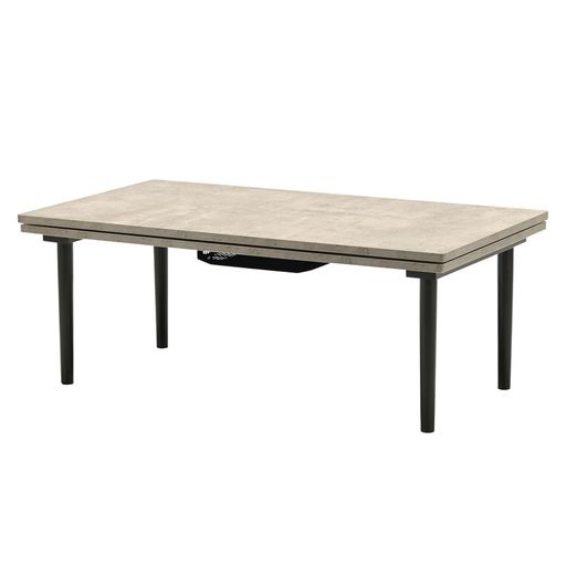 モルタル調天板のモダンデザインこたつ