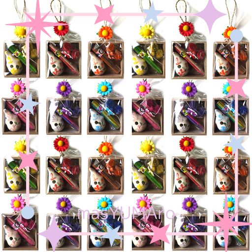 【プチギフト24個】木箱入りゾウさんお香セット 24個入り スティックお香 コーン型お香 陶器製お香立て 色と香りおまかせ 退職/転勤/異動お礼プチギフト サンキューシール付き(24個入り)