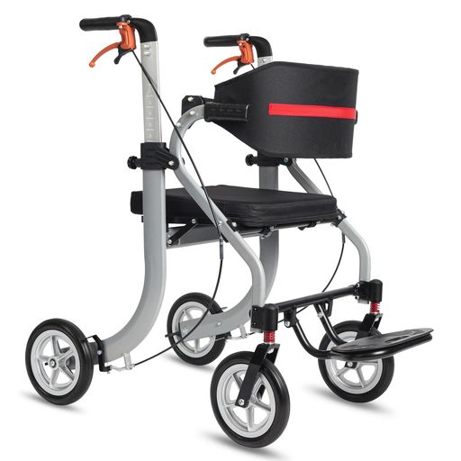 PIPIBEAR 歩行器 シルバーカー アルミ製 多機能歩行器 手押し車 座れる 高さ調節可 折畳み 軽量 コンパクト 高齢者向けショッピングカート 歩行補助 折り畳み式 四輪歩行車 室内室外兼用