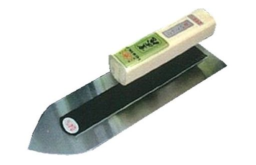 梶原鏝製作所 ヒシカ重次作 本焼 しっくい鏝 0.4MM厚240MM