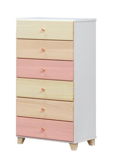 関家具(SEKIKAGU) 大川家具 NAKAKEI チェスト スプラウト 60CM幅6段 126730