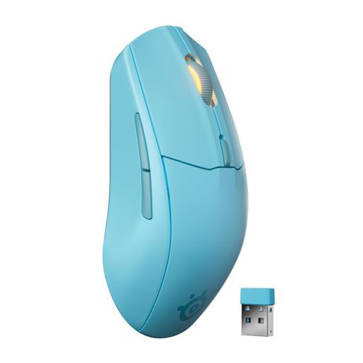 STEELSERIES ゲーミングマウス 無線 ワイヤレス 2.4GHZ/BLUETOOTH対応 軽量 低遅延 1.9MS 高耐久 18,000DPI メカニカルスイッチ 絡まり防止 PTFE(テフロン)ソール RIVAL 3 WL GEN 2
