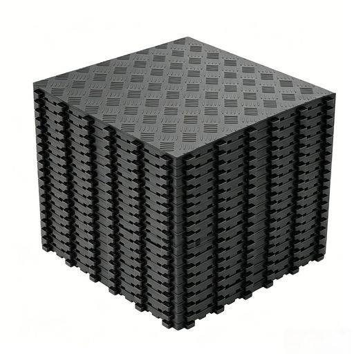 KLDガレージタイル ガレージマット フロアマット 40×40CM 20枚セット 連結可能 簡単施工 はめ込み式ガレージタイルガレージ 車庫マット はめ込み施工 お手入れ簡単 接着剤不要 置くだけ 高…