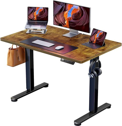 ErGear オフィスワーク 電動昇降式デスク 幅100cm 耐荷80kg ERGEAR 電動 オフィスワークテーブル 昇降式デスク スタンディング