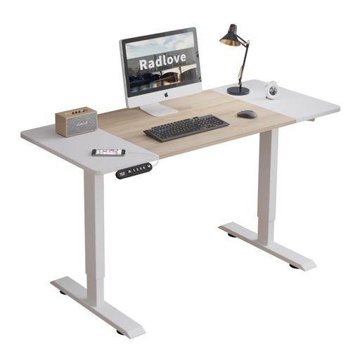 ♦限定価格♦Radlove 電動昇降式デスク 幅120cmホワイト Radlove デスク 昇降式 パソコンデスク ゲーミングデスク radlove」の