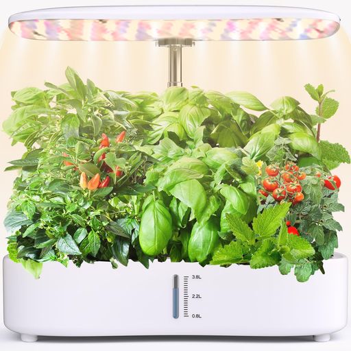 水耕栽培キット、LED植物成長ライトとスマートディスプレイを搭載し、簡単に操作できます。自動水循環システムとタイマー機能により、3つの栽培モードが提供され、12種類の植物を栽培…