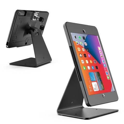 DDSHOW (ディーディーショウ) 卓上用 盗難防止 セキュリティ キオスクスタンド ホルダー ケース IPAD 10.2インチ(第9世代 2021年/第8世代 2020年/第7世代 2019年)用 ロック付き キー付き フリップ式 …