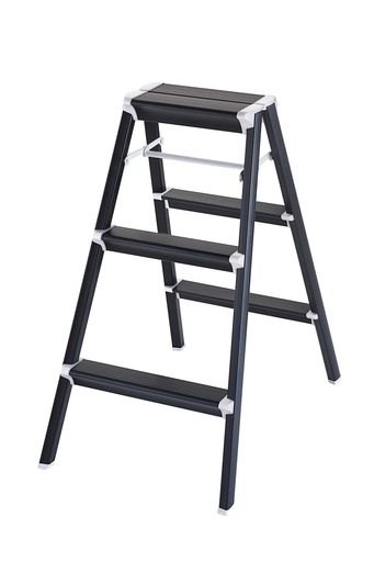 長谷川工業(HASEGAWA)強力踏台 スキットステップ(SKITSTEP)ブラック SK2.0-08BK(0.79M)(16527)