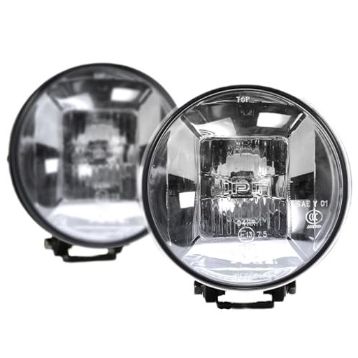 専用* IPF フォグランプ ハロゲン H3 丸形 直径166MM 3200K 純正色 12V用 2個
