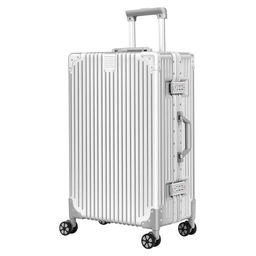 [AIRMOOD] 旅行バッグ 持ちはこび入れもの 機内持ち込み可 軽銀ひな型 超軽さ TSA鍵を掛ける付 大型 静音 ダブルキャスター 旅する 大収容能力 耐衝撃 商行為 出張 防御すること取りまかなう付き添い人 物掛け引っ掛かり (L…