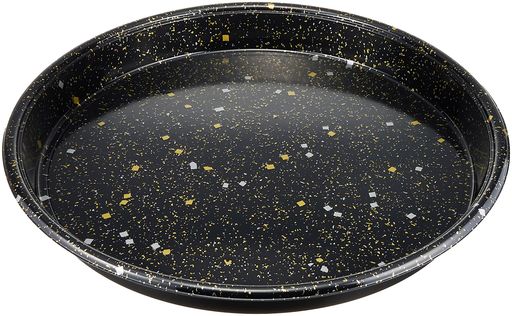 中央化学 日本製 使い捨て寿司桶 HS丸桶 70 黒金箔-BK 身 10枚入サイズ:約44.8×44.8×4.5CM