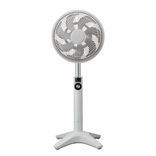 KAMOMEFAN +C LITE(カモメファン プラスシーライト)扇風機 サーキュレーター 兼用 25CM DCモーター 静音 軽量2.2KG リモコン付き 左右首振り 風量無段階 ホワイト K-F25AYWH ドウシシャ