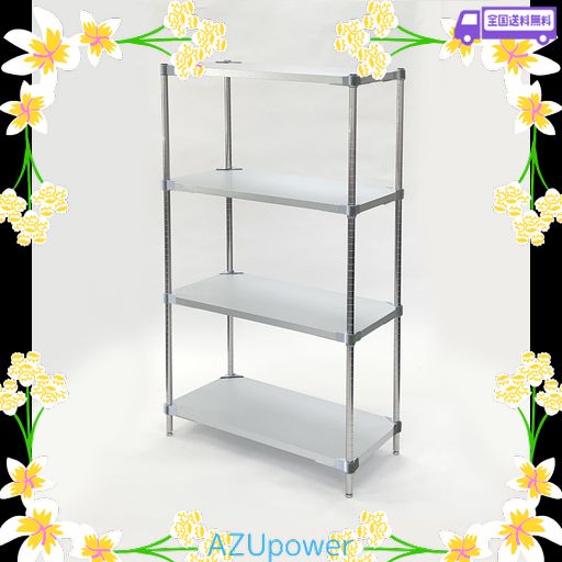 ILC 【ガルバリウム鋼板使用】PROFACE ラック スチールラック メタルラック 幅60CM 4段 MG4-6015 幅約60×奥行約35×高さ約152CM