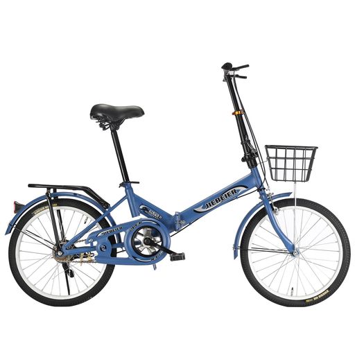 20インチ折りたたみ自転車 水色 折りたたみ自転車SIA FEI 20インチ
