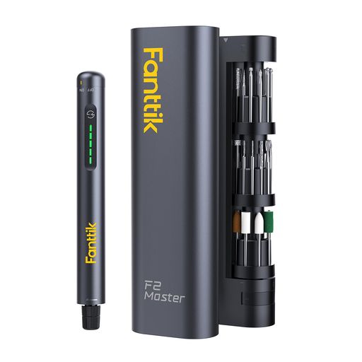 FANTTIK F2 MASTER ミニルーター 5段変速 25000RPM高速回転 コードレス 4V USB-C 充電式 マグネット回転ハブ 35個付属品 環状LEDライト コンパクト 軽量 彫刻 穴あけ 研磨 切断 切削 つや出し 汚れ落と…
