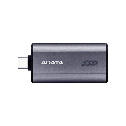 【エイデータ】外付けSSD SC750 2TB USB TYPE-C 最大読込速度1050MB/秒 高速USB 3.2 GEN2 ケーブルレス転送 SC750-2000G-CCBK-I
