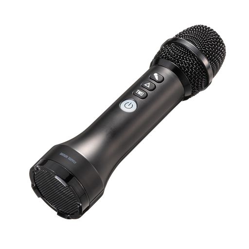 サンワサプライ ハンドマイク型ポータブル拡声器スピーカー(BLUETOOTH対応・出力15W) MM-SPAMP20