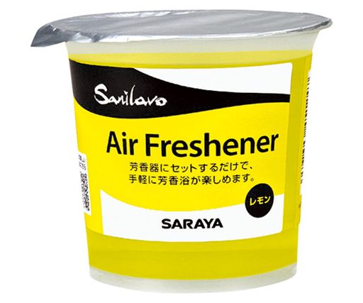サラヤ 【ケース】 自動芳香器 AL-100-GL専用 エアフレッシュナーレモン 150G × 12個入 45124