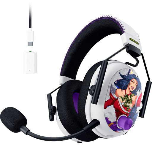 RAZER レイザー BLACKSHARK V3 PRO 2XKO ワイヤレスゲーミングヘッドセット 第2世代HYPERSPEED WIRELESS 第2世代TRIFORCEバイオセルロース50MMドライバー 12MMマイク 70時間駆動 2.4GHZ