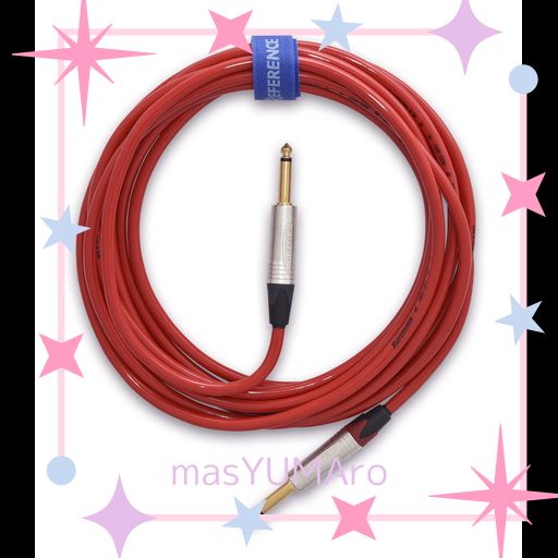 REFERENCE CABLES RIC-S01 R ROCK用 赤 ストレート-ストレート 4.5M