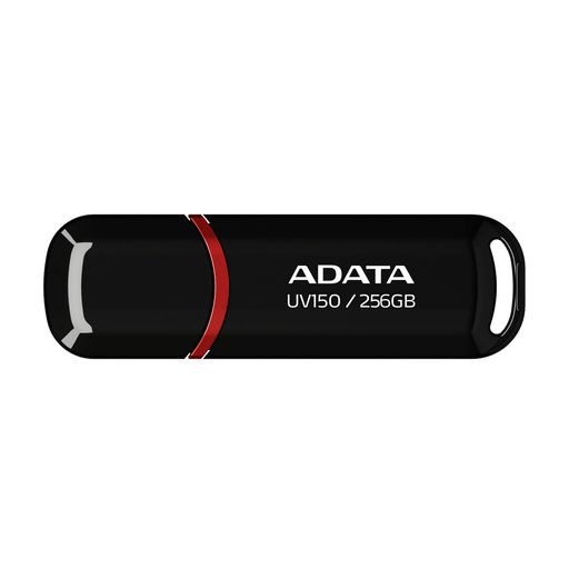 【エイデータ】 USBメモリ 256GB UV150 ブラック USB 3.2 GEN 1 高速 最大読込速度100MB/秒 AUV150-256G-RBK-I