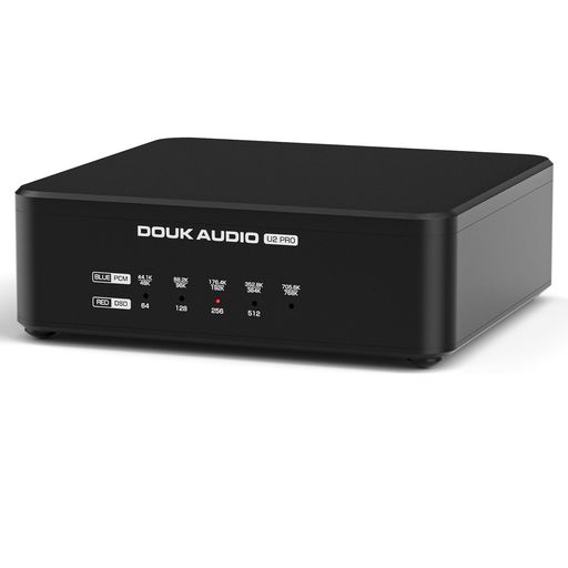 DOUK AUDIO U2 PRO USB デジタルインターフェース XMOS XU316搭載 光/同軸/I2S出力 DSD512対応 オシレーター交換可能 UAC1.0/2.0切替 PC/スマホ/PS5/SWITCH対応 コンパクト設計