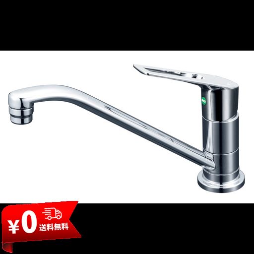 KVK Eレバー 流し台用シングルレバー式混合栓 取付穴兼用型 KM5011UTEC