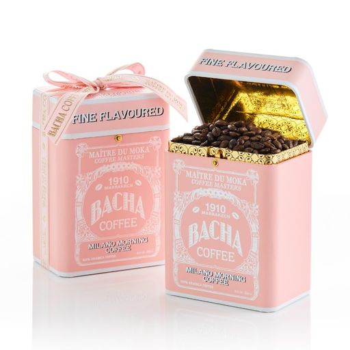 BACHA COFFEE(バシャコーヒー) | ミラノモーニング ファインフレーバーコーヒー(ホールビーンズ), ノマドコレクション, 100% ARABICA WHOLE BEANS, MEDIUM ROAST, 250G