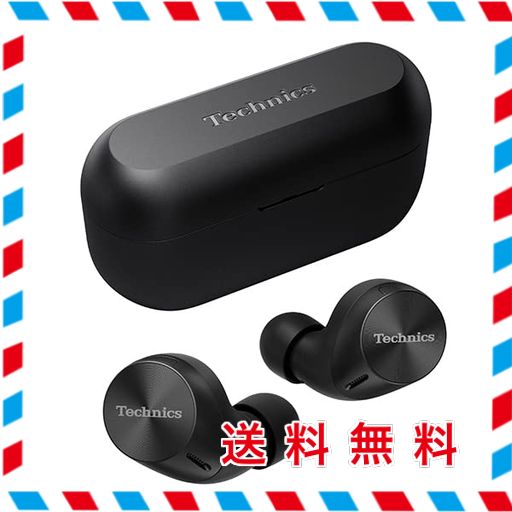 テクニクス ワイヤレスイヤホン EAH-AZ60M2-K ブラック BLUETOOTH ノイズキャンセリング 3台マルチポイント IPX4 LDAC対応 ハイレゾ音質再生 急速充電対応 アプリ対応