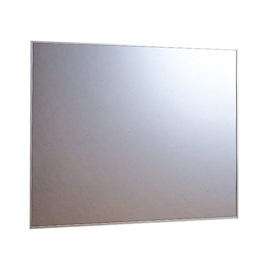 信栄物産(SHINEI-BUSSAN) (SIO7B) 点検ミラー 軽量ステンレス製平面ミラー(大型タイプ) ポール取付タイプ 縦452X横610MM ポール取付金具76.3Φ TM-B 高さ45.2×幅61CM