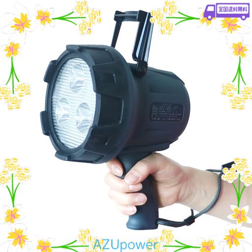 グッド・グッズ 15W LED 充電式 懐中電灯 ライト 遠距離照射 作業灯 スマホ充電 高輝度 ワークライト 省エネ 駐車場 ガレージ 倉庫 BBQ 屋外作業 野外 熊対策 工事用 夜釣り キャンプ 防災グ… 7,896円