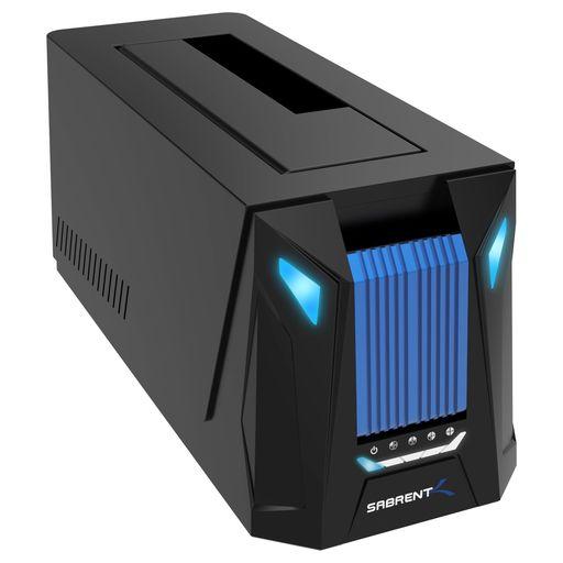 SABRENT USB-Cドッキングステーション、M.2 PCIE/NVMEおよびSATA 2.5/3.5インチSSDとHDD用 オフラインクローニング機能付き(DS-UNHC)
