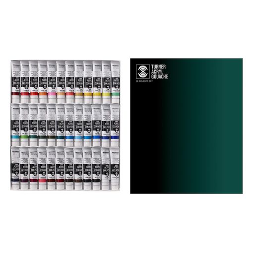 ターナー色彩(TURNER COLOR) アクリルガッシュ 36色セット AG02036C 20ML(6号)
