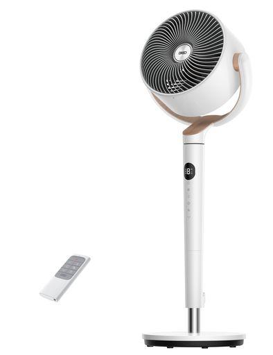 DREO サーキュレーター 【極静音23DB・四季対応・節電対策】 DCモーター 扇風機 6~30畳 8段階風量 3D首振り 洗える 8Hタイマー 冷暖房補助 空气循？ ？気 衣類乾燥 梅雨 強力 高さ89-101CM調整可…