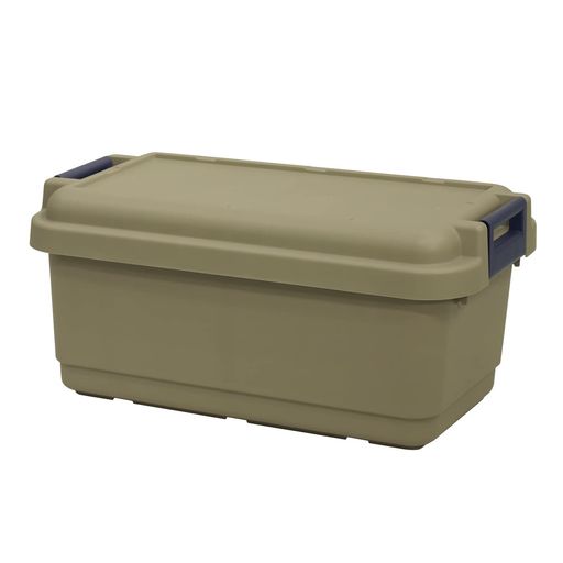 JEJアステージ 収納ボックス 日本製 簡易密閉型 パッキン付き アウトドア キャンプ スツール 耐荷重100KG 積み重ね [グランポット 73L GPD-840S] サンドベージュ 防災 幅84×奥行40×高さ38CM