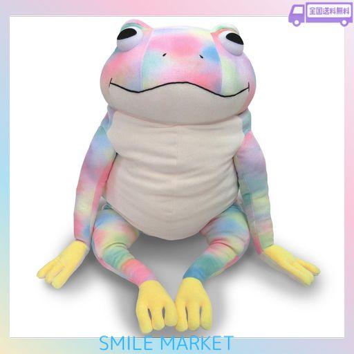 シナダグローバル もちシリーズ もちかえるレインボーXL XLサイズ 35×35×50CM ぬいぐるみ アニマル MOKR-0900R