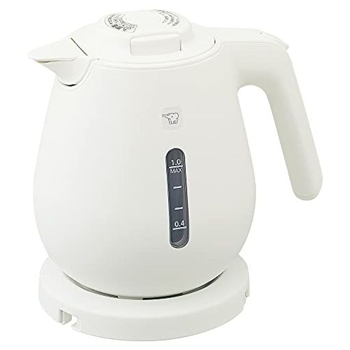 象印マホービン(ZOJIRUSHI)【旧モデル/在庫限り】象印 電気ケトル 1.0L コンパクト カップ1杯約60秒 安全設計 清潔 ほこりブロック ハイパワー1300W ホワイト CK-DA10-WA