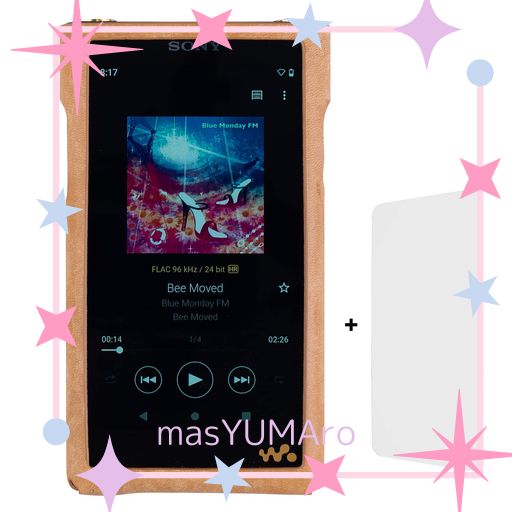 MITER ケース SONY ソニー NW-WM1AM2 / NW-WM1ZM2 WALKMAN 用の手作りイタリアプエブロレザーケースカバー CASE COVER + スクリーンプロテクター FOR WM1AM2 WM1ZM2 (LIGHT CAMEL)
