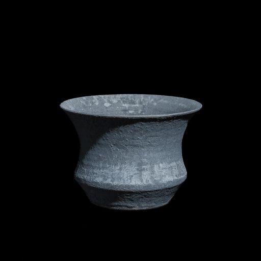 植木鉢 盆栽鉢 黒鉄釉 中深ソリ Φ120×H80 信楽焼 かみ山陶器 6,049円