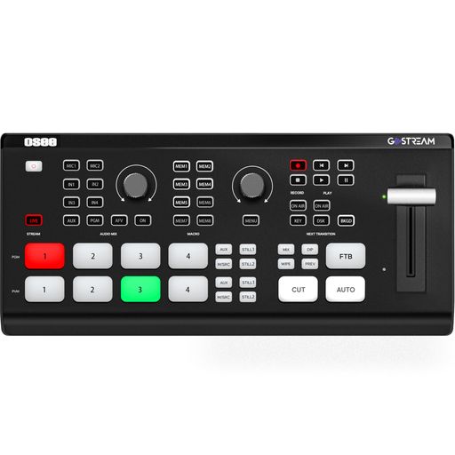 OSEE GOSTREAM DECK ビデオスイッチャー ライブプロダクションスイッチャー ポータブルマルチフォーマット ライブストリーミングビデオミキサー スイッチャー
