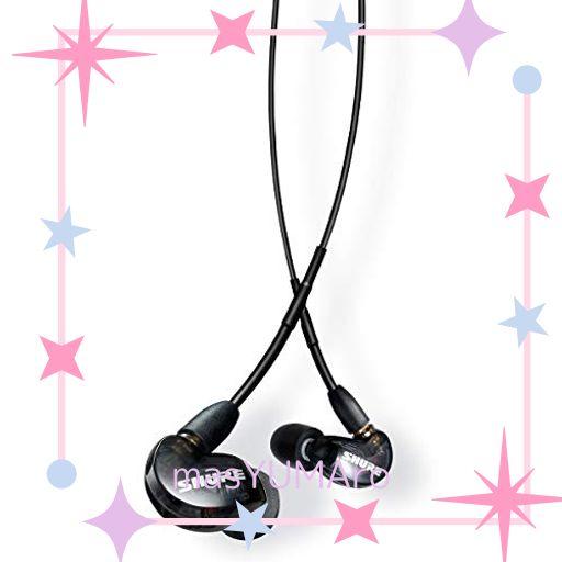 SHURE シュア イヤホン AONIC 215 有線 マイク付き SE215DYBK+UNI-A トランスルーセントブラック 高遮音性 ゲーム ゲーミング カナル型 ワイヤレス変換可(別売) MMCX リケーブル プロ仕様 配信 音楽