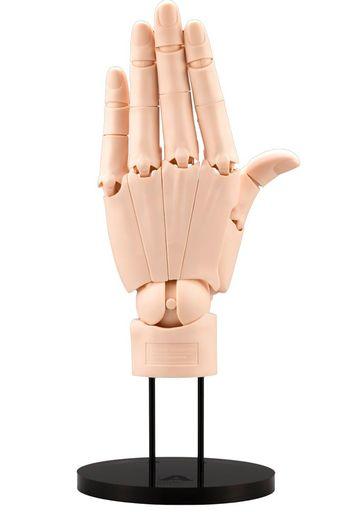 壽屋(KOTOBUKIYA) ARTIST SUPPORT ITEM ハンドモデル/L -PALE ORANGE- 1/1スケール アクションフィギュア