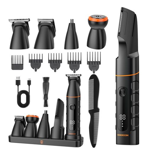 MAXGROOM ボディシェーバー メンズ 電動シェーバー ボディートリマー 4 MAXGROOM ボディシェーバー メンズ 5IN1 ボディ トリマー 電動