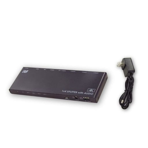 ラトックシステム(RATOC SYSTEMS) 4K60HZ/ダウンスケール対応 外部音声出力付 HDMI分配器 RS-HDSP4PA-4KA